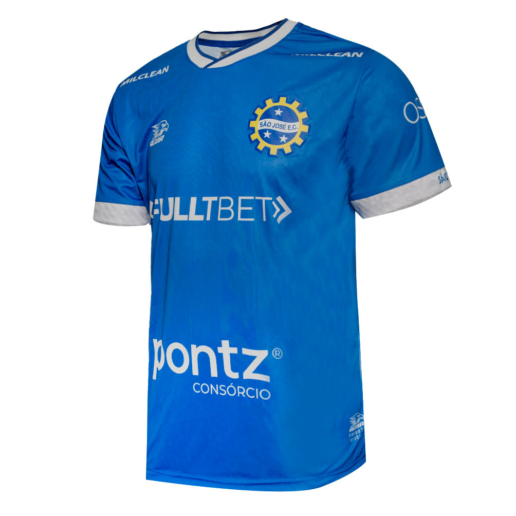 Camisa masculina São José EC 2026 Águia Torcedor vista lateral